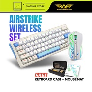Armaggeddon GMK 100 Tri-Mode Mechanical Keyboard 60% Wireless Gaming Keyboard Mouse Set