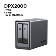 UGREEN NASync DXP2800 2-Bay Desktop NAS Intel N100 Quad-core CPU 8GB DDR5 RAM 2.5GbE 2 * M.2 NVMe Sl