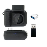 Y4000 HD 1080P Mini พวงกุญแจกล้องแฟลชโคมไฟแบตเตอรี่ Dock เครื่องบันทึกวิดีโอแบบพกพา DV หน้าจอเด็ก Ca