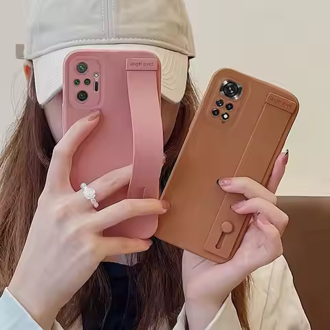 For Xiaomi Redmi Note 11 Pro 11s 4g 5g 10s 10 10pro 11pro 9 9s Hand Band Wrist Strap Silicone Case O