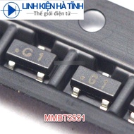 [COMBO 100 pcs] Transistor NPN 2N5551 G1 0.6A 160V SOT-23 2n5551 paste