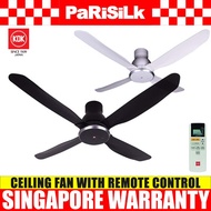 (FREE INSTALLATION) KDK W56WV Ceiling Fan DC Motor with Remote Control - Singapore Warranty