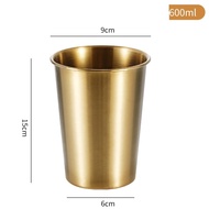 Kingsbakeware Korean Gold SUS 34 Korean Glass Stainless Steel Gold Stainless Steel Korean Gold Glass