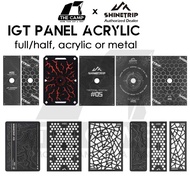Shinetrip IGT Panel Acrylic Version 1 Unit Half Unit Plate for IGT Table Outdoor Camping Modular Mej