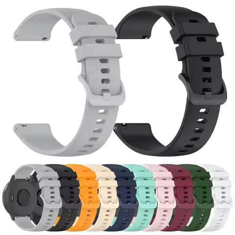 20mm 22mm Silicone Watch Band for HUAWEI GT4 46mm GT3 2 Pro 42mm Strap For Garmin Venu 3 2 Plus Gala
