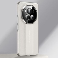 全城熱賣 - 適用於 Honor Magic6 Pro 秒變非凡大師素皮手機殼（皓白色）