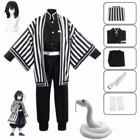 New Iguro Obanai Cosplay Anime Demon Slayer Kimetsu No Yaiba Iguro Obanai Haori Kimono Cosplay Costu