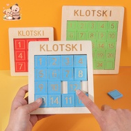 Sliding Blocks, Puzzle, Intelligence Brain Development Toy, Wooden, Brain, Sliding Number Puzzle,Puz