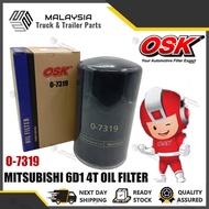 OSK O-7319 MITSUBISHI 6D14T.6D15T OIL FILTER (ME074013)