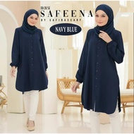 BLOUSE SAFEENA PREMIUM CEY CREPE IRONLESS NURSING FRIENDLY BY unique fashion