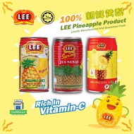 [𝗥𝗘𝗔𝗗𝗬 𝗦𝗧𝗢𝗖𝗞] Lee Pineapple Juice 325ml 100% Pineapple Juice