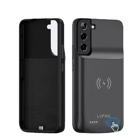 NEWDERY 5000mAh Battery Case for Galaxy S24 Ultra Battery Pack Wireless Charging Power Bank Cover Sa