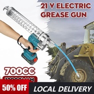 700CC Electric Grease Guns Rechargeable Cordless High Pressure Excavator Automotive Greaser Mechanic