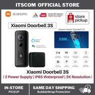 Xiaomi Smart Doorbell 3S | Remote monitoring | 5200mAh battery | 2K resolution | IP65 water resistan