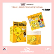 [Innisfree x Tweety] VITAMIN C BRIGHTENING EZZYME PAD 60EA + Sticker