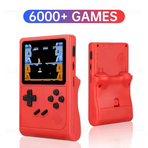 GB300 3.0 Inch Handheld Game Console Player Video Game Console Built-in 6000 Game SF/SFC/GB/GBA Supp