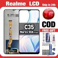 LCD REALME C35/ Narzo 50A Prime Compatible For Original Glass Touch Screen Digitizer