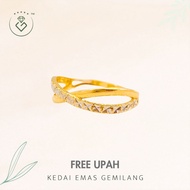 [Kedai Emas Gemilang] 2002878 Gold Ring (14) (1.19G) [916 Gold]