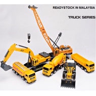 Car Toy Truck Toys Excavator Crane Mainan Budak Bulldozer Trailer Mixer Truck Lori Simen Lori Mainan