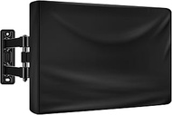 HUFUOUT Outdoor TV Cover 52-54 Inch, TV Display Protector, Waterproof and Weatherproof Outside Flat