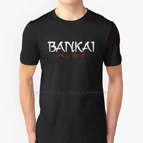 Bankai T Shirt T Shirt 100% Pure Cotton Bleach Anime Bankai Ichigo Kurosaki Sosuke Aizen Kyoka Suige