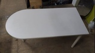 【尚典中古家具】白色三腳工作桌 中古工作桌 二手工作桌