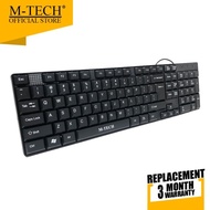 TerBaru M-Tech Original Keyboard USB Standar for PC Laptop Android -