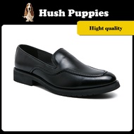 Hush Puppies Men Shoes รองเท้าผู้ชาย รุ่น Christopher - สีดำ รองเท้าหนังแท้ รองเท้าทางการ รองเท้าแบบสวม