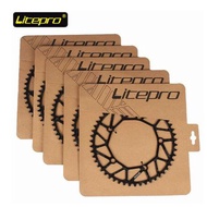 Litepro folding crank ring chain bicycle 412 road car chain chain 130bcd 46t-58t chainring