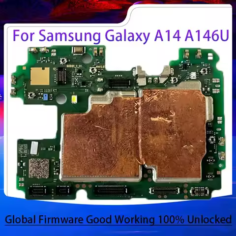 Good Tested Mainboard For Samsung Galaxy A14 A146U A146P 5G Network 64GB Motherboard With Android Sy