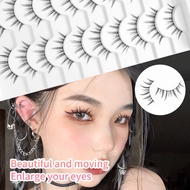 5/7/10 Pairs Korea Anime Lashes Manga Lashes False Eyelashes Cat Eye Lashes Natural Eyelashes Extens