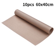 10 Pcs Baking Mat Sheet 40*60Cm or 30*40Cm Reusable Resistant Oil-Proof Paper Baking Oven Tool Non-S