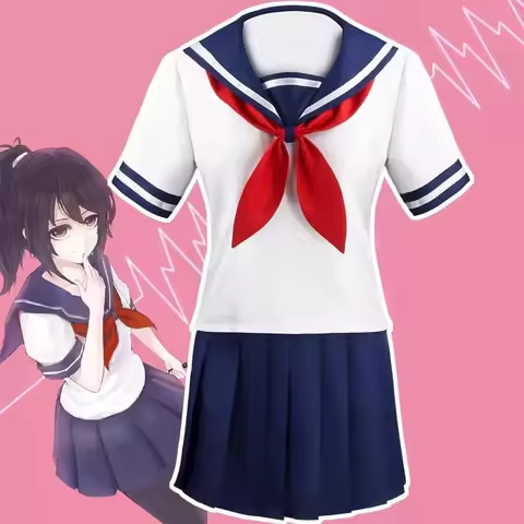 Game Ayano Aishi Cosplay Anime Costume Yandere Simulator Yandere Chan Sailor Suit High School Jk Uni