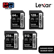 Lexar SDXC Silver Pro V60 6K UHS-II Up to 280MB/s - 64GB 128GB/ 256GB/ 512GB/ 1TB/