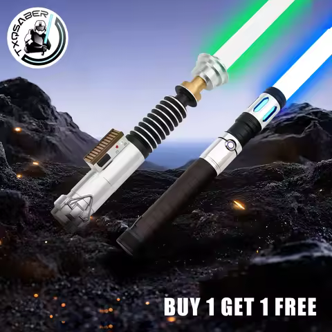 TXQ LUKE ROTJ Skywalker Proffie Glow NEO SNV4 Smooth Swing Heavy Dueling Lightsaber Blaster Metal To