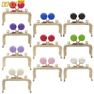 [DEMO3] Purse Clasp Frame, Candy Color Metal Purse Frame Kiss Clasp, Square Bag Kiss Clasp Lock