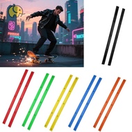 LONNGUVO 2Pcs Skateboard Rail, 36.5x1.7cm Colorful Rib Bones Rails, Durable ABS Board Rails Skateboa