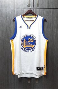 全新正品Adidas NBA Golden State Warriors 金州勇士隊DURANT 杜蘭特35號球衣L