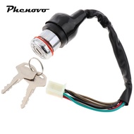 [Phenovo] New 6 Wire ATV Ignition Switch+Key Set for for for Suzuki GN 125 Scooter