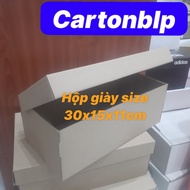 20 SHOE BOXES SIZE 30X15X11CM BROWN