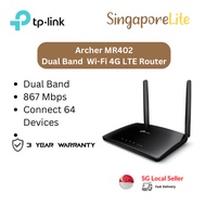 Tp-Link MR402 AC1200 Wireless Dual Band 2.4Ghz and 5Ghz 4G LTE Router