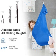 110 x 59 Inch 440 Lbs Load-bearing Kids Swing Hammock Indoor Therapy Swing with Special Needs Elasti
