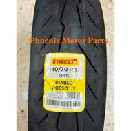 Pirelli Diablo Rosso 4 IV 140/70 R 17 (66H) Tyre Tayar Year 2024