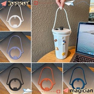 MAGICIAN 2Pcs Insulated Tumblers, Dia 85 to 100mm Silicone Water Bottle Handle, Leakproof Universal 