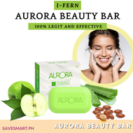 100% AUTHENTIC I-Fern AURORA Beauty Bar with Aloe Vera 135g for Skin Whitening Moisturizing Soap