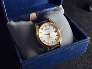 Citizen星晨34mm Golden Whale機械錶，男女合用 －蚚蜴皮帶
