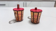 3D組合鑰匙圈 珍珠奶茶  DIY 材料包 台灣美食
