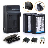2pcs NP-FW50 FW50 Batteries NPFW50 + charger for Sony NEX-7 NEX-5N NEX-F3 SLT-A37 A7 NEX-5R NEX-6 NE