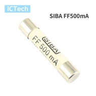 Original Ceramic Fuse Tube SIBA FF500mA 1000V 500mA 0.5A 6x32mm New