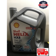 SHELL HELIX HX8 0W-20 FULLY SYNTHETIC 4Litre (100% ORIGINAL)